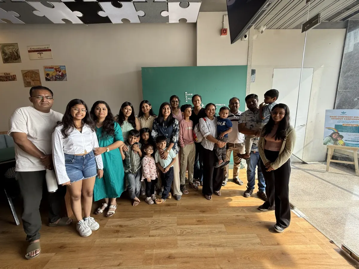 Parents attending a WingsAriaa workshop session